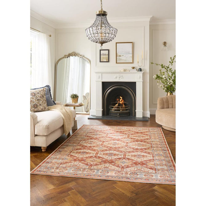 Quartz S090 Red/Cream Rug