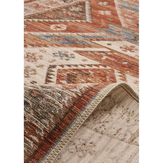 Quartz X054 Rust/Blue Rug