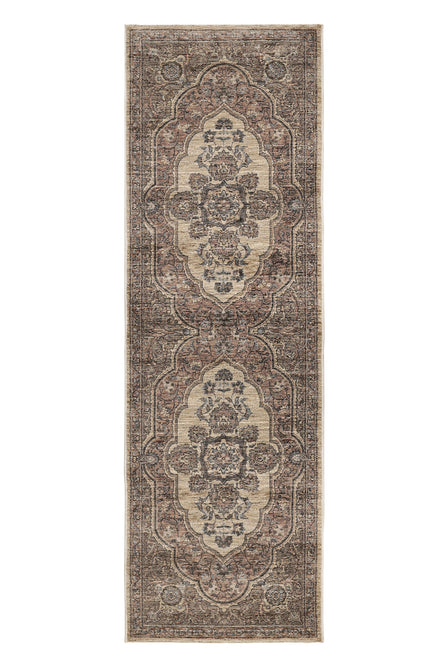 Raja Medallion Terracotta Rug-Melrose-Rug Love - The Most Loved Rug Store