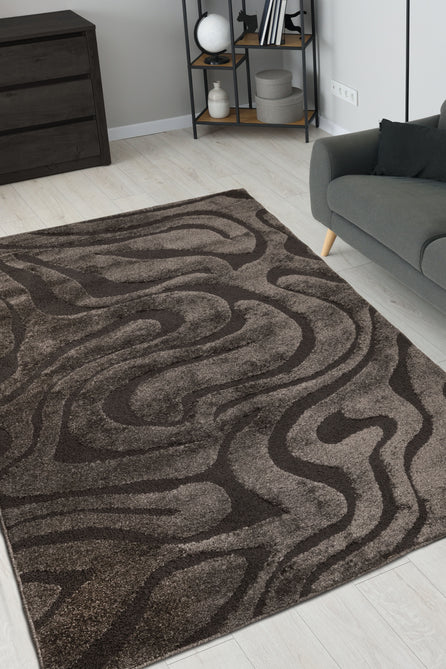 Reef Ripple Black Rug-Melrose-Rug Love - The Most Loved Rug Store