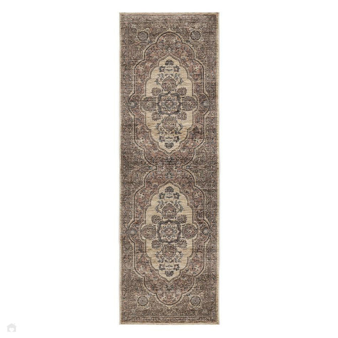 Raja Medallion Terracotta Rug-Melrose-Rug Love - The Most Loved Rug Store