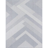 Ravello RVL2319 In-Outdoor Abstract Grey/Grey/Ivory Flatweave Rug