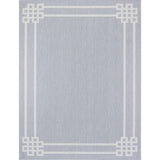 Ravello RVL2340 In-Outdoor Abstract Grey/Grey/Ivory Flatweave Rug