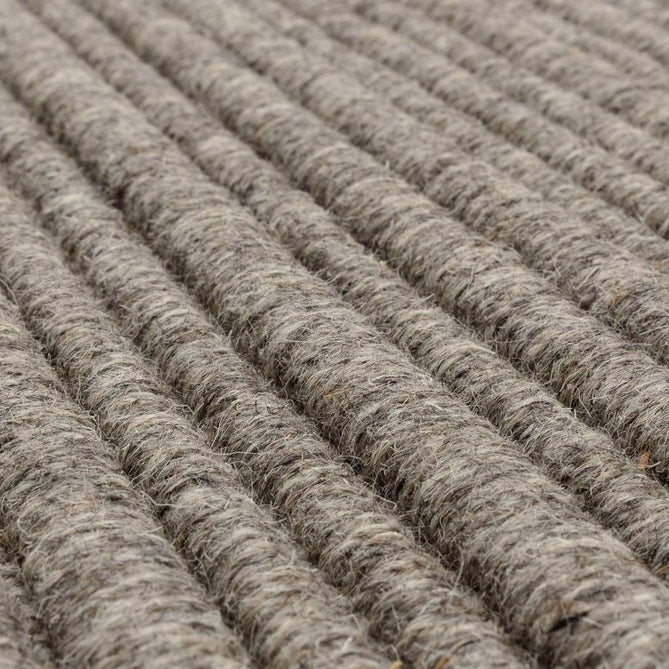 Ravine Modern Plain Linear Hand-Woven Textured Irregular Ridges Looped Ribbed Pile Low Profile Wool Griege Rug-Asiatic Carpets-Rug Love - The Most Loved Rug Store