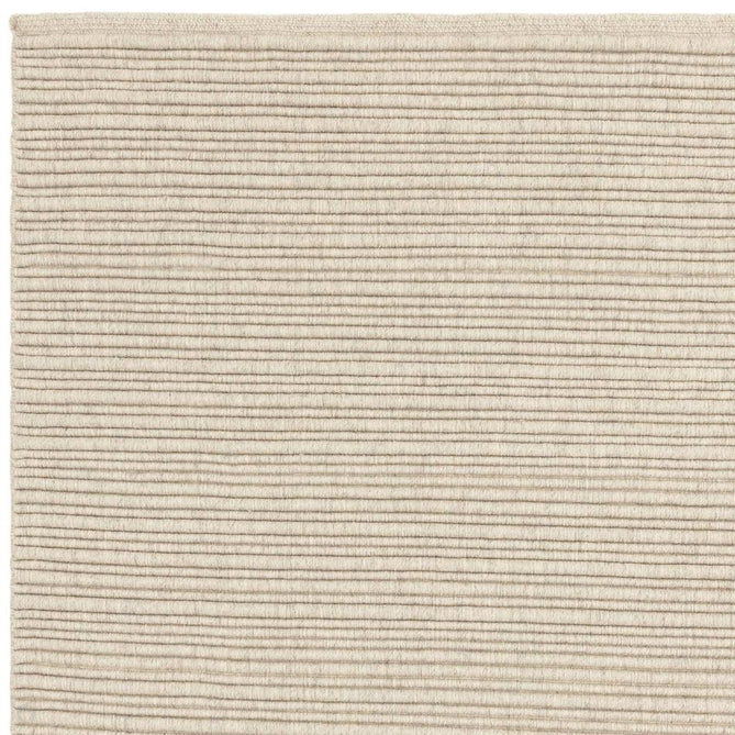 Ravine Modern Plain Linear Hand-Woven Textured Irregular Ridges Looped Ribbed Pile Low Profile Wool Ivory Rug-Asiatic Carpets-Rug Love - The Most Loved Rug Store