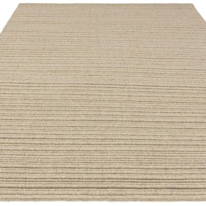 Ravine Modern Plain Linear Hand-Woven Textured Irregular Ridges Looped Ribbed Pile Low Profile Wool Sand Rug-Asiatic Carpets-Rug Love - The Most Loved Rug Store