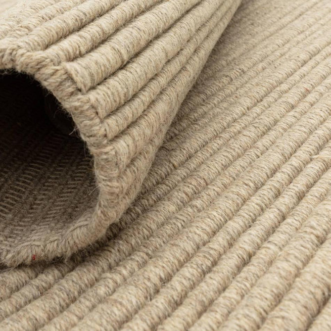 Ravine Modern Plain Linear Hand-Woven Textured Irregular Ridges Looped Ribbed Pile Low Profile Wool Sand Rug-Asiatic Carpets-Rug Love - The Most Loved Rug Store