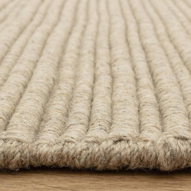Ravine Modern Plain Linear Hand-Woven Textured Irregular Ridges Looped Ribbed Pile Low Profile Wool Sand Rug-Asiatic Carpets-Rug Love - The Most Loved Rug Store