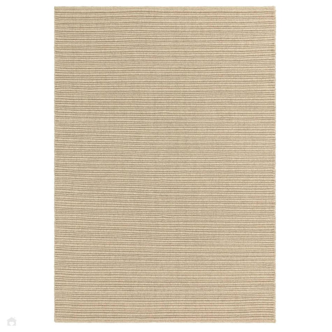 Ravine Modern Plain Linear Hand-Woven Textured Irregular Ridges Looped Ribbed Pile Low Profile Wool Sand Rug-Asiatic Carpets-Rug Love - The Most Loved Rug Store