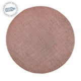 Reef Modern Plain Dye Soft Eco-Friendly Recycled Easy Care Durable Blush Round Rug
