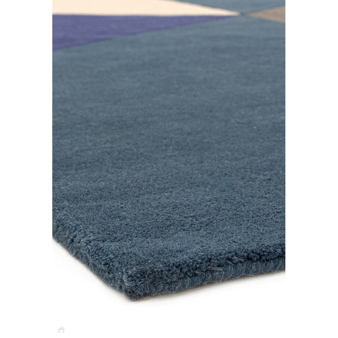 Reef RF13 Big Geo Modern Geometric Hand-Woven Wool Blue/Black/Grey/Cream/Multicolour Rug-Asiatic Carpets-Rug Love - The Most Loved Rug Store