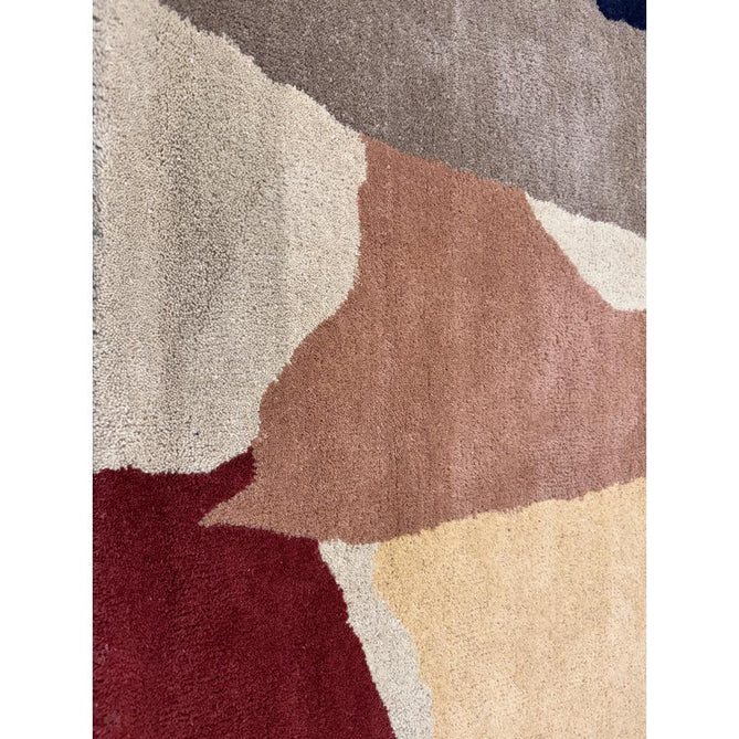 Reef RF14 Abstract Modern Collage Hand-Woven Wool Beige/Grey/Taupe/Muted Multicolour Rug-Asiatic Carpets-Rug Love - The Most Loved Rug Store