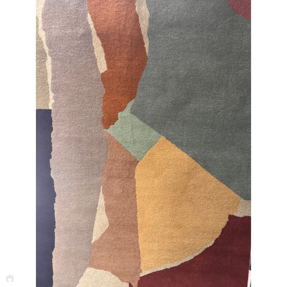 On Sale Reef RF14 Abstract Modern Collage Hand-Woven Wool Beige/Grey ...