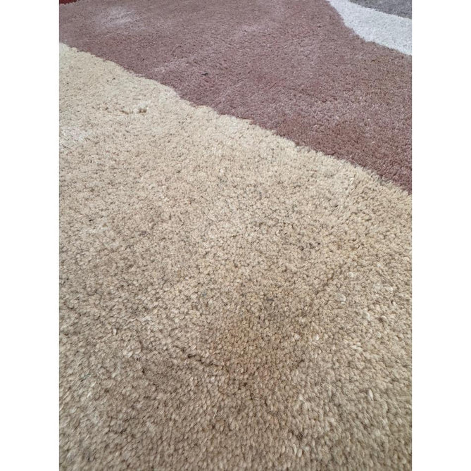 Reef RF14 Abstract Modern Collage Hand-Woven Wool Beige/Grey/Taupe/Muted Multicolour Rug-Asiatic Carpets-Rug Love - The Most Loved Rug Store