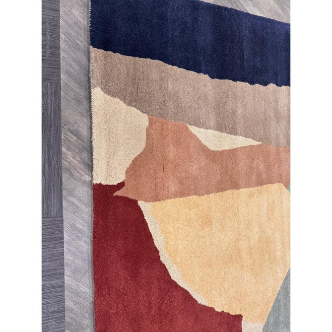 Reef RF14 Abstract Modern Collage Hand-Woven Wool Beige/Grey/Taupe/Muted Multicolour Rug-Asiatic Carpets-Rug Love - The Most Loved Rug Store