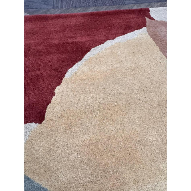 Reef RF14 Abstract Modern Collage Hand-Woven Wool Beige/Grey/Taupe/Muted Multicolour Rug-Asiatic Carpets-Rug Love - The Most Loved Rug Store