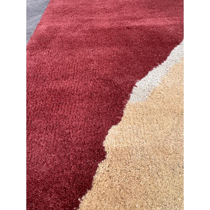 Reef RF14 Abstract Modern Collage Hand-Woven Wool Beige/Grey/Taupe/Muted Multicolour Rug-Asiatic Carpets-Rug Love - The Most Loved Rug Store