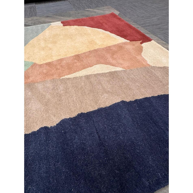 Reef RF14 Abstract Modern Collage Hand-Woven Wool Beige/Grey/Taupe/Muted Multicolour Rug-Asiatic Carpets-Rug Love - The Most Loved Rug Store