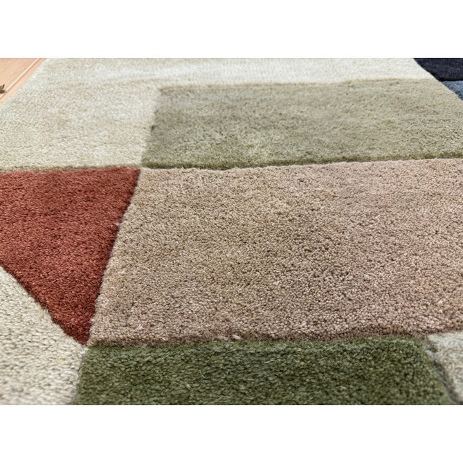 Reef RF15 Modern Geometric Hand-Woven Wool Beige/Muted Multicolour Rug-Asiatic Carpets-Rug Love - The Most Loved Rug Store