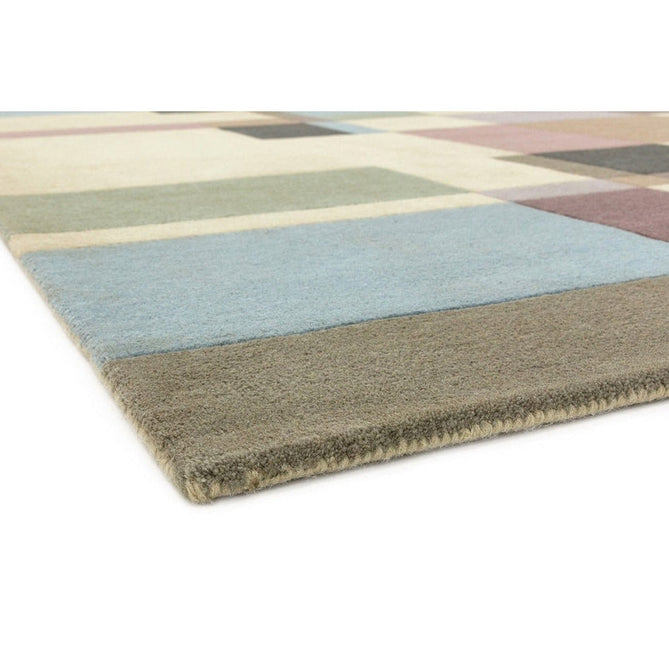 Reef RF17 Blocks Modern Geometric Hand-Woven Wool Beige/Pastel/Multicolour Rug-Asiatic Carpets-Rug Love - The Most Loved Rug Store
