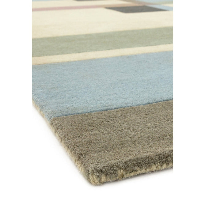 Reef RF17 Blocks Modern Geometric Hand-Woven Wool Beige/Pastel/Multicolour Rug-Asiatic Carpets-Rug Love - The Most Loved Rug Store