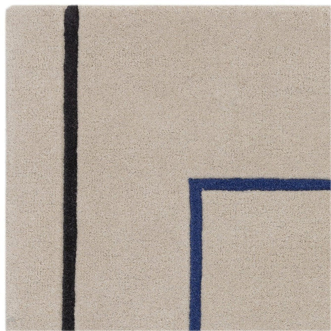 Reef RF19 Outline Modern Geometric Hand-Woven Wool Beige/Navy Blue/Charcoal Rug-Asiatic Carpets-Rug Love - The Most Loved Rug Store