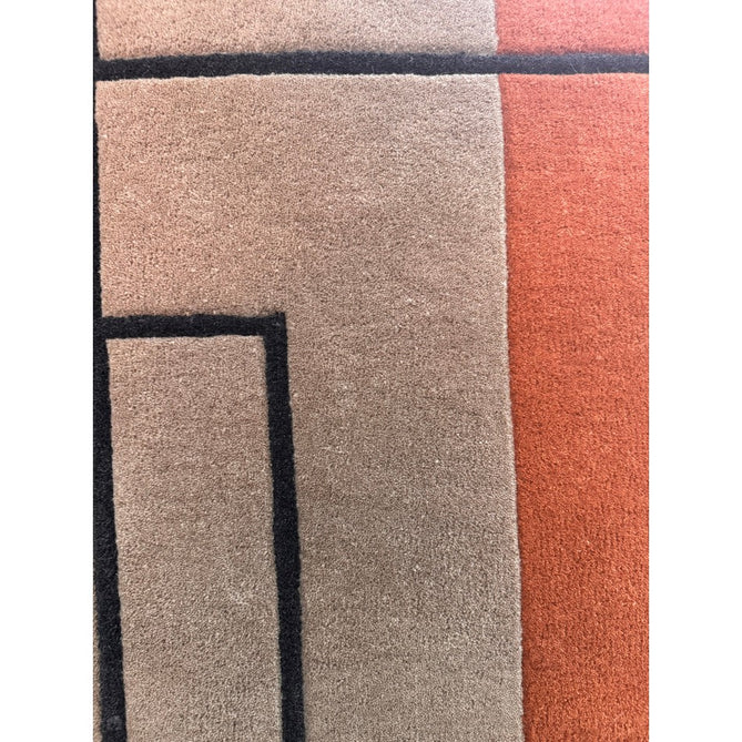 Reef RF20 Outline Modern Geometric Hand-Woven Wool Beige/Terracotta/Brown/Ivory/Charcoal Rug-Asiatic Carpets-Rug Love - The Most Loved Rug Store