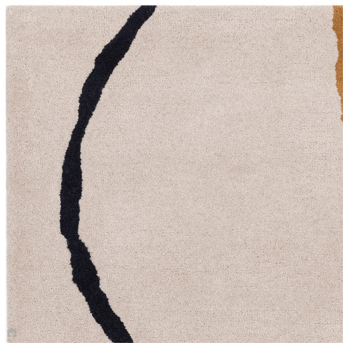 Reef RF22 Linear Modern Geometric Hand-Woven Wool Beige/Multicolour Rug-Asiatic Carpets-Rug Love - The Most Loved Rug Store