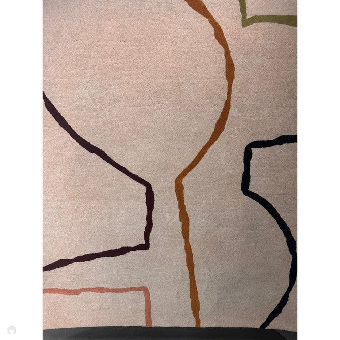Reef RF22 Linear Modern Geometric Hand-Woven Wool Beige/Multicolour Rug-Asiatic Carpets-Rug Love - The Most Loved Rug Store