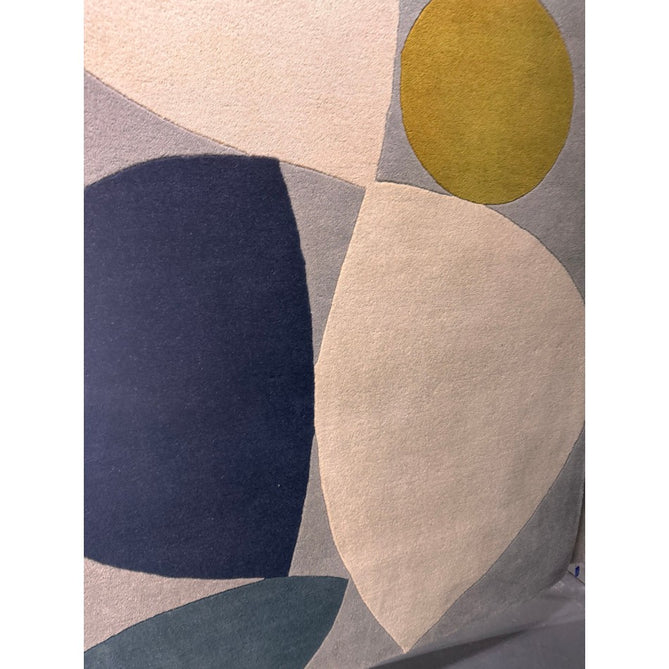 Reef RF25 Mid Century Modern Geometric Hand-Woven Wool Grey/Ivory/Navy/Teal/Mustard Rug-Asiatic Carpets-Rug Love - The Most Loved Rug Store