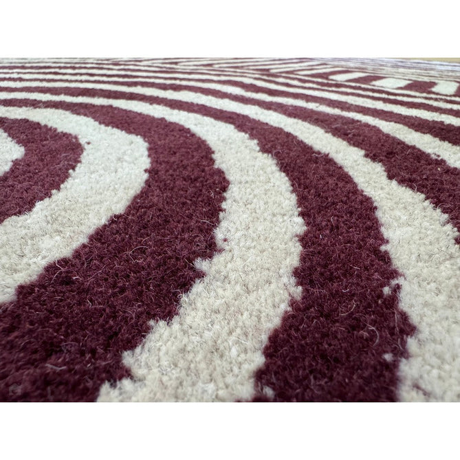 Reef RF29 Curve Modern Geometric Hand-Woven Wool Plum/Cream Rug-Asiatic Carpets-Rug Love - The Most Loved Rug Store