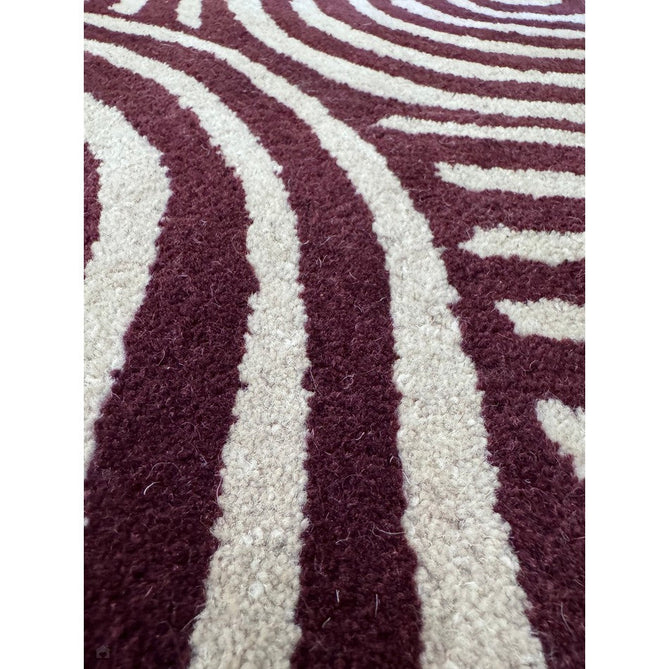 Reef RF29 Curve Modern Geometric Hand-Woven Wool Plum/Cream Rug-Asiatic Carpets-Rug Love - The Most Loved Rug Store