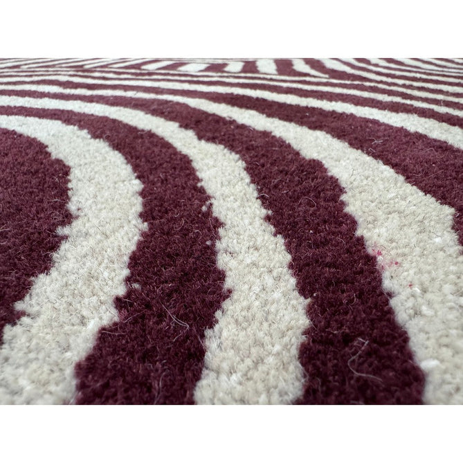 Reef RF29 Curve Modern Geometric Hand-Woven Wool Plum/Cream Rug-Asiatic Carpets-Rug Love - The Most Loved Rug Store