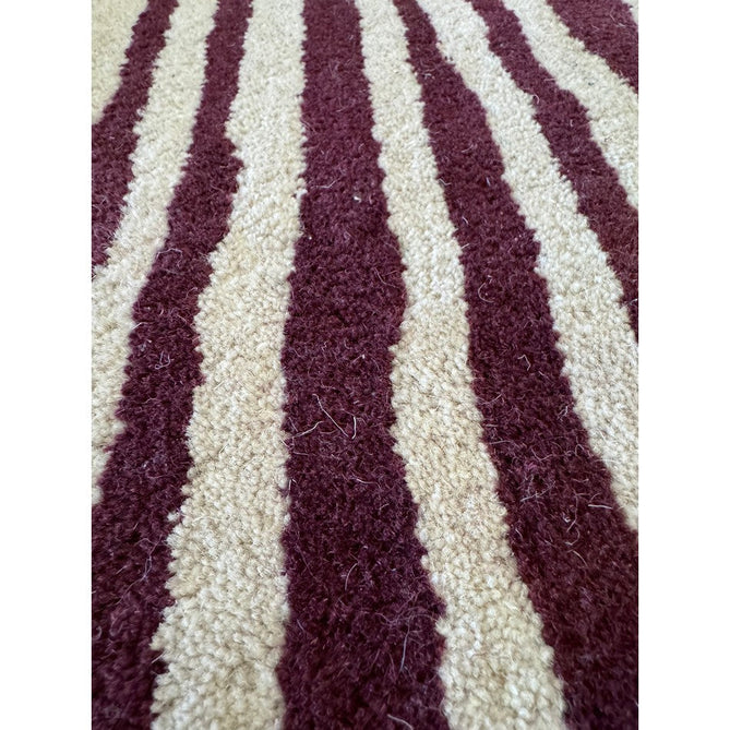Reef RF29 Curve Modern Geometric Hand-Woven Wool Plum/Cream Rug-Asiatic Carpets-Rug Love - The Most Loved Rug Store