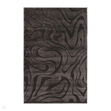 Reef Ripple Black Rug
