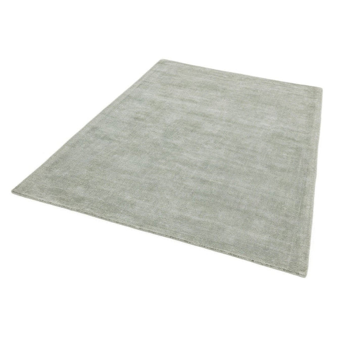 Reko Modern Plain Textured Ribbed Lines Viscose/Cotton Shimmer Flatweave French Grey Rug-Asiatic Carpets-Rug Love - The Most Loved Rug Store