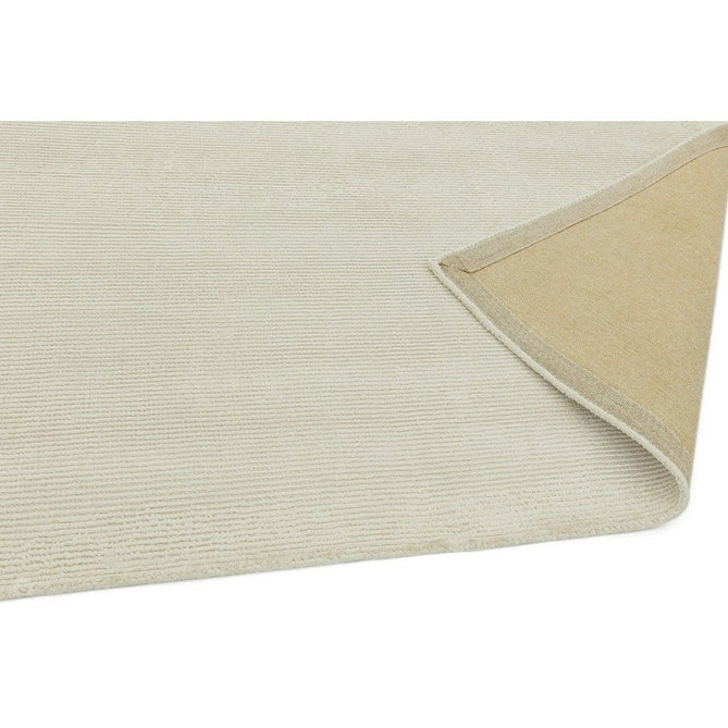 Reko Modern Plain Textured Ribbed Lines Viscose/Cotton Shimmer Flatweave Putty Rug-Asiatic Carpets-Rug Love - The Most Loved Rug Store