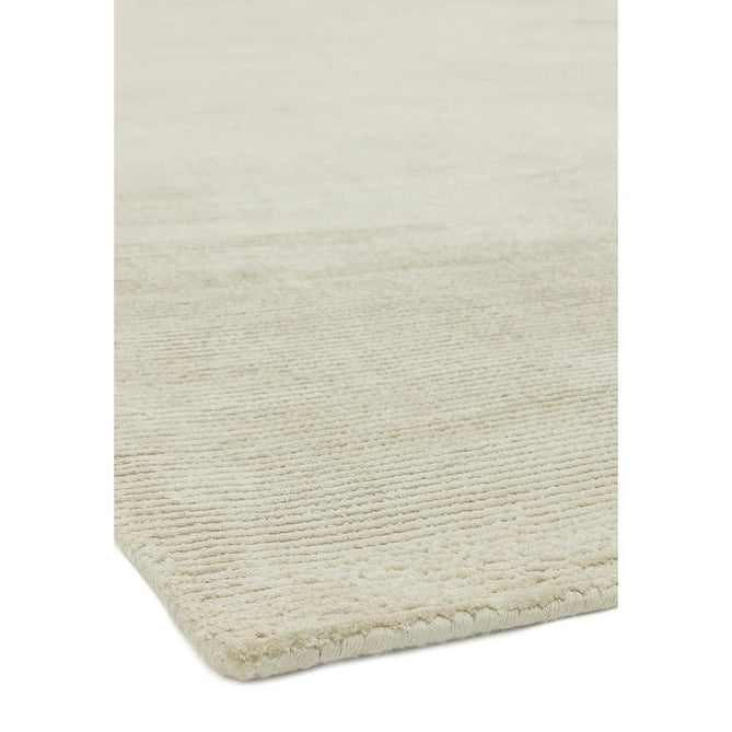Reko Modern Plain Textured Ribbed Lines Viscose/Cotton Shimmer Flatweave Putty Rug-Asiatic Carpets-Rug Love - The Most Loved Rug Store