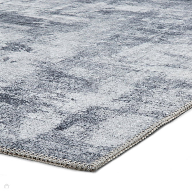 Rio G4719 Modern Abstract Distressed Lightweight Printed Polyester Flatweave Grey Rug-Think Rugs-Rug Love - The Most Loved Rug Store
