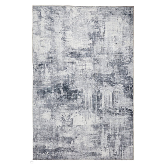 Rio G4719 Modern Abstract Distressed Lightweight Printed Polyester Flatweave Grey Rug-Think Rugs-Rug Love - The Most Loved Rug Store