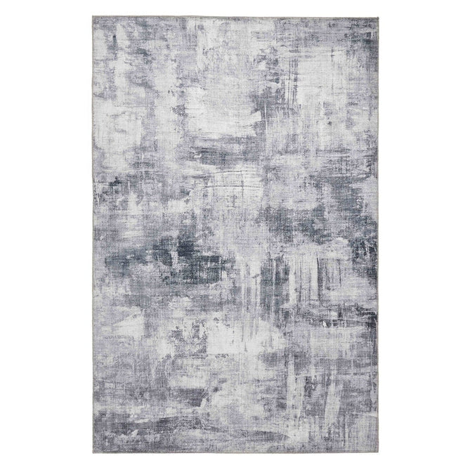 Rio G4719 Modern Abstract Distressed Lightweight Printed Polyester Flatweave Grey Rug-Think Rugs-Rug Love - The Most Loved Rug Store