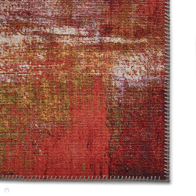 Rio G4721 Modern Abstract Distressed Lightweight Printed Polyester Flatweave Multicolour Rug-Think Rugs-Rug Love - The Most Loved Rug Store