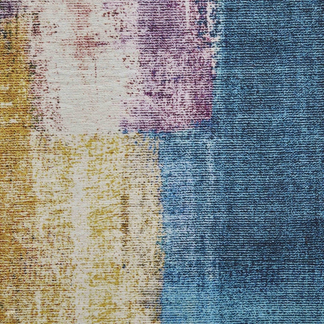 Rio G4721 Modern Abstract Distressed Lightweight Printed Polyester Flatweave Multicolour Rug-Think Rugs-Rug Love - The Most Loved Rug Store