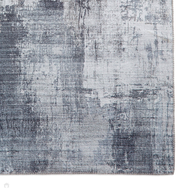 Rio G5536 Modern Abstract Distressed Lightweight Printed Polyester Flatweave Grey Rug-Think Rugs-Rug Love - The Most Loved Rug Store