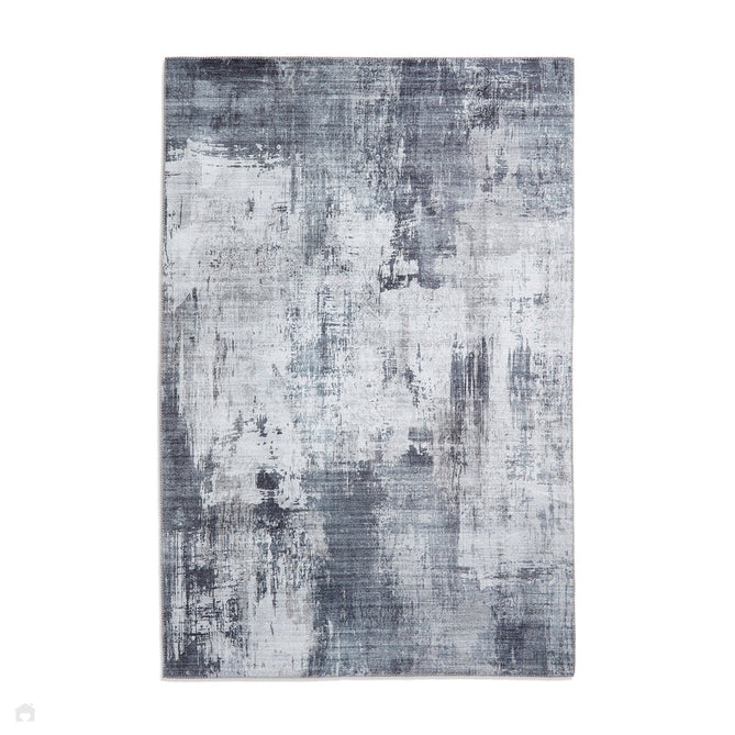 Rio G5536 Modern Abstract Distressed Lightweight Printed Polyester Flatweave Grey Rug-Think Rugs-Rug Love - The Most Loved Rug Store