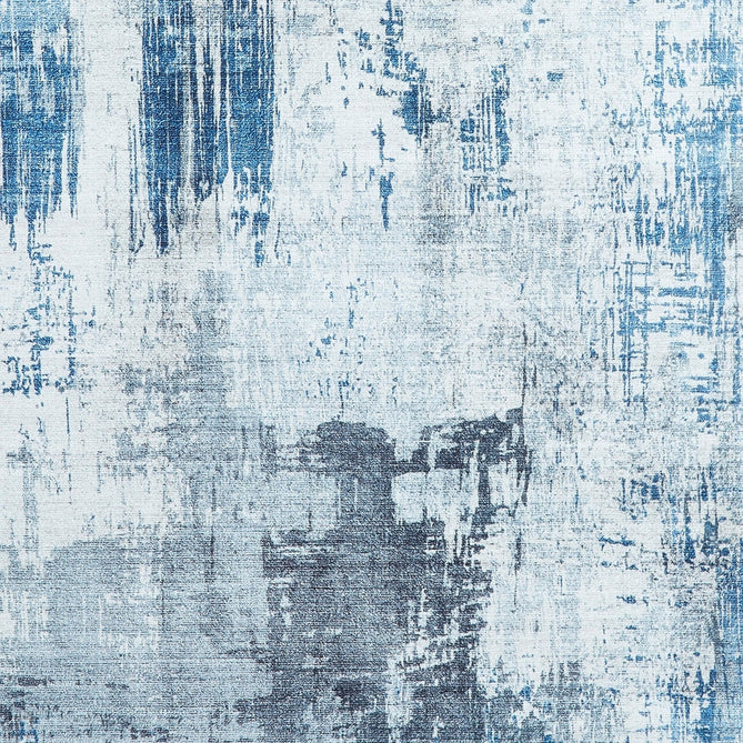 Rio G5536 Modern Abstract Distressed Lightweight Printed Polyester Flatweave Grey/Blue Rug-Think Rugs-Rug Love - The Most Loved Rug Store