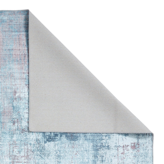 Rio G5536 Modern Abstract Distressed Lightweight Printed Polyester Flatweave Grey/Rose Rug-Think Rugs-Rug Love - The Most Loved Rug Store