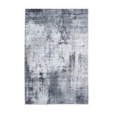 Rio G5536 Modern Abstract Distressed Printed Polyester Flatweave Grey Rug