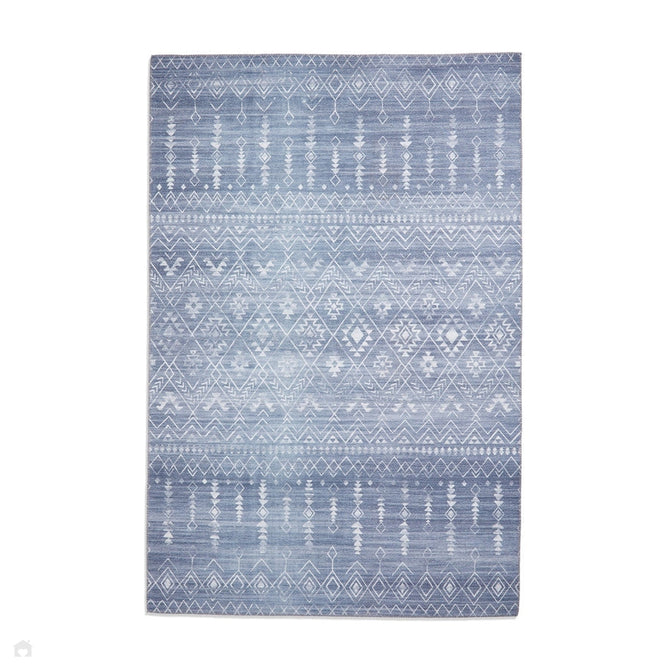 Rio K5308 Modern Abstract Distressed Lightweight Printed Polyester Flatweave Grey Rug-Think Rugs-Rug Love - The Most Loved Rug Store