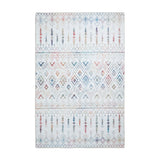 Rio K5308 Modern Abstract Distressed Printed Polyester Flatweave Multicolour Rug